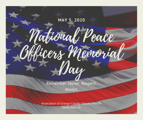 National Peace Officers Memorial Day AOCDS
